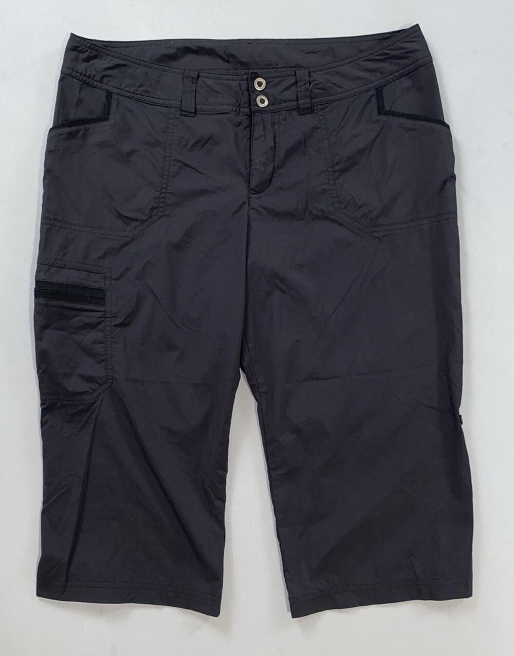 Exofficio Women's Explorista Dig'R Capri Lightweight Cargo Hiking Pants. 10 EUC